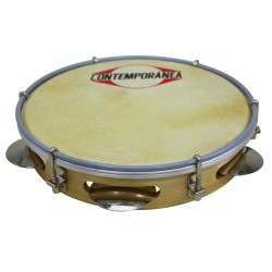 Pandeiro 8" bois - peau animale - Light